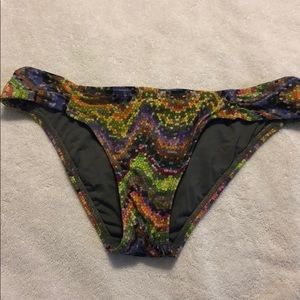 L*Space XS Multi-Color Bikini Bottom NWOT
